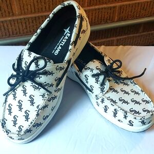 NWT Eastland White Sox Boat Shoe Sz 8